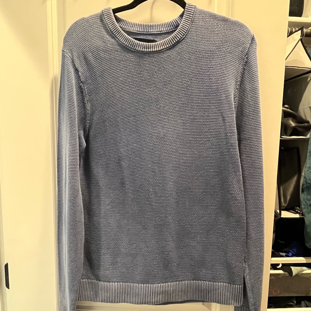 Abercrombie & Fitch Blue Crew Neck Sweater